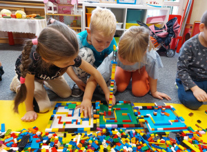 Warsztaty Lego w grupach IV i V.