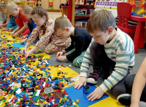 Listopadowe warsztaty Lego w grupach IV i V.